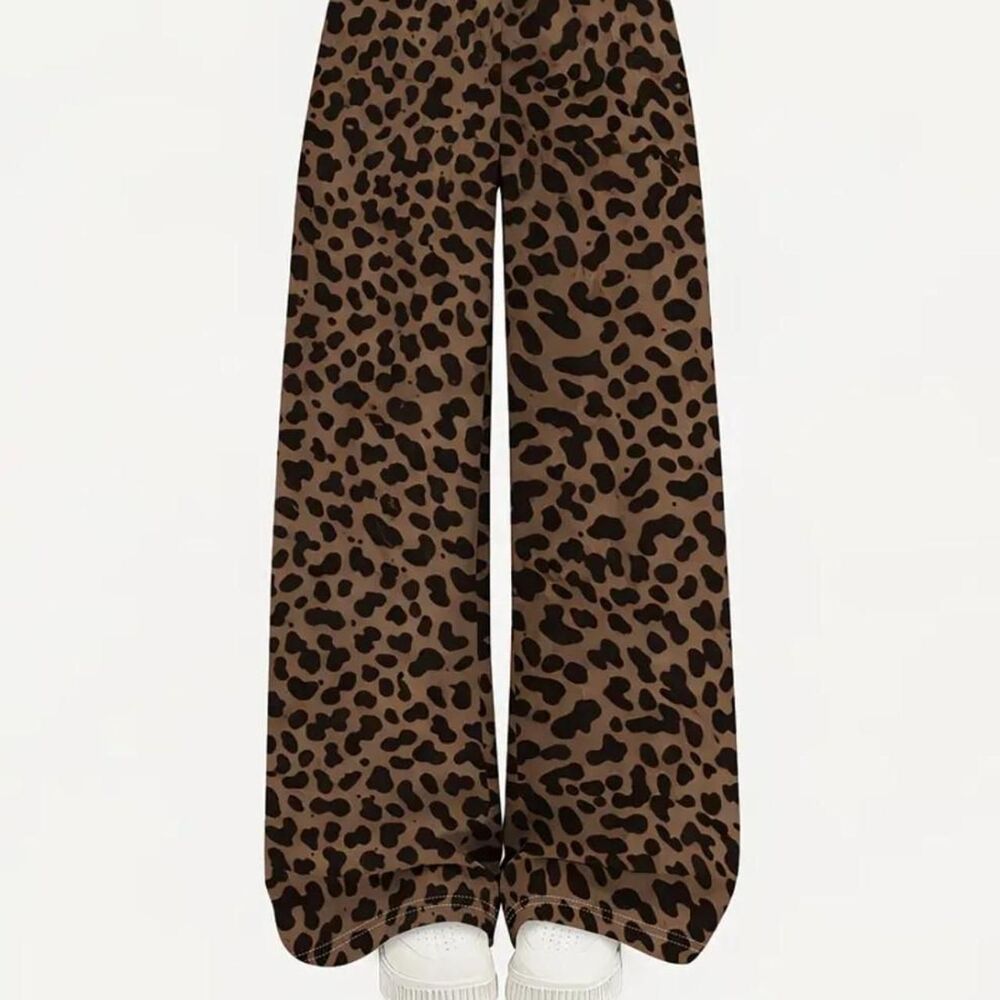 Unbranded Women's Tan and Black Trousers